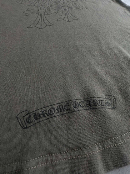 Chrome Hearts Cemetery Army Green Tee