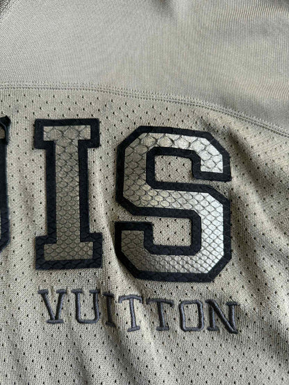 Louis Vuitton 2018 Python Logo Jersey T Shirt