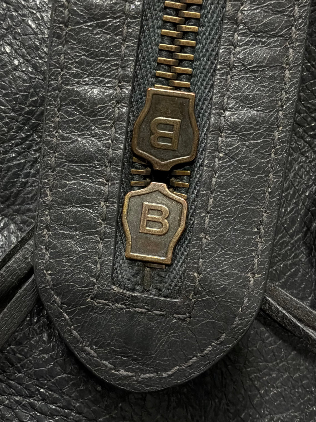 Balenciaga Classic City Gray on Brass Lambskin Bag