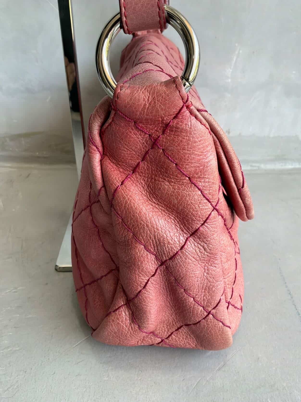 2009 Chanel On The Road Quilted Shoulder Bag