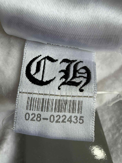 Chrome Hearts White & Yellow Cross Logo Hoodie