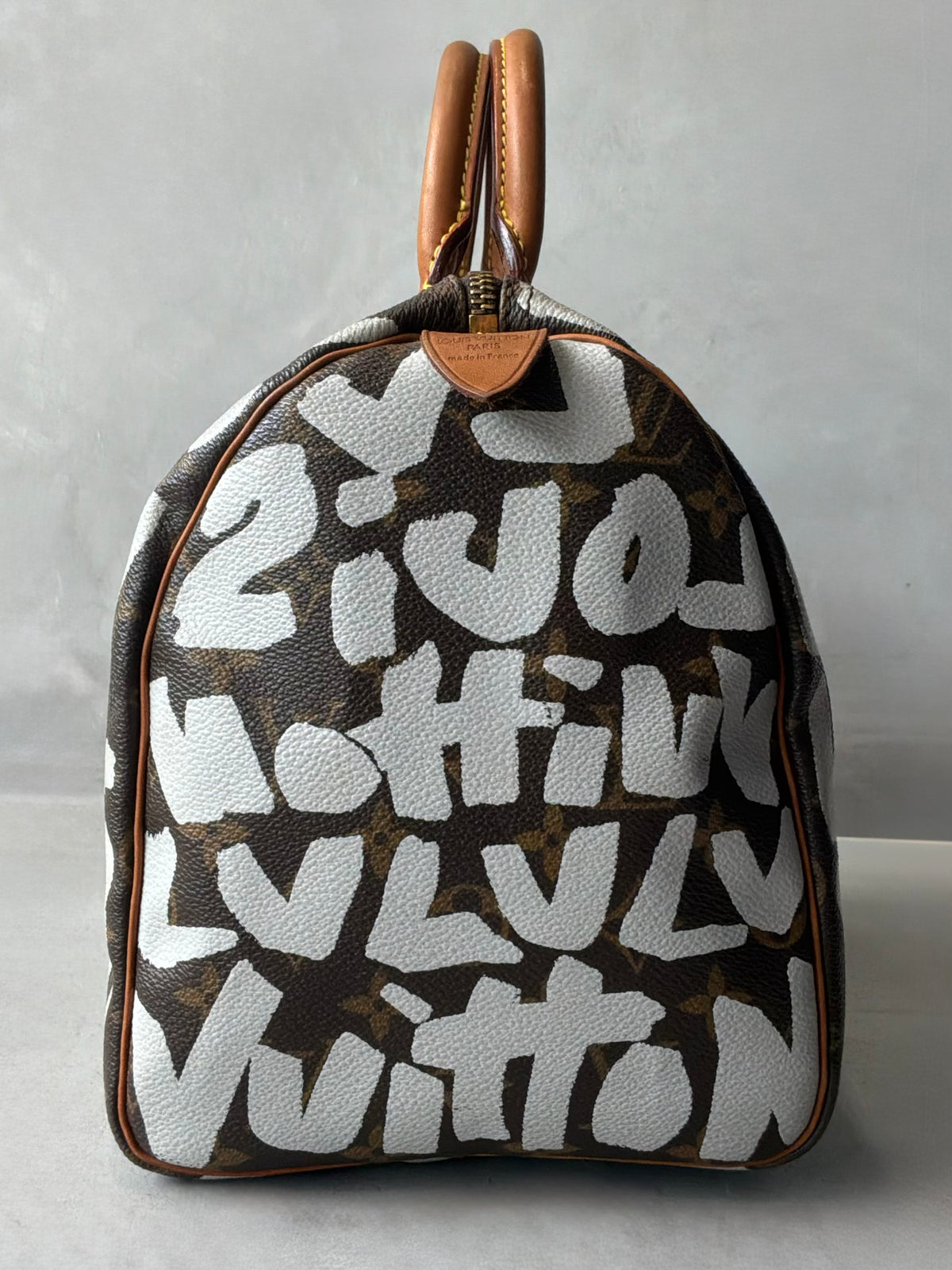 Louis Vuitton x Stephen Sprouse White Graffiti Speedy 30 Bag