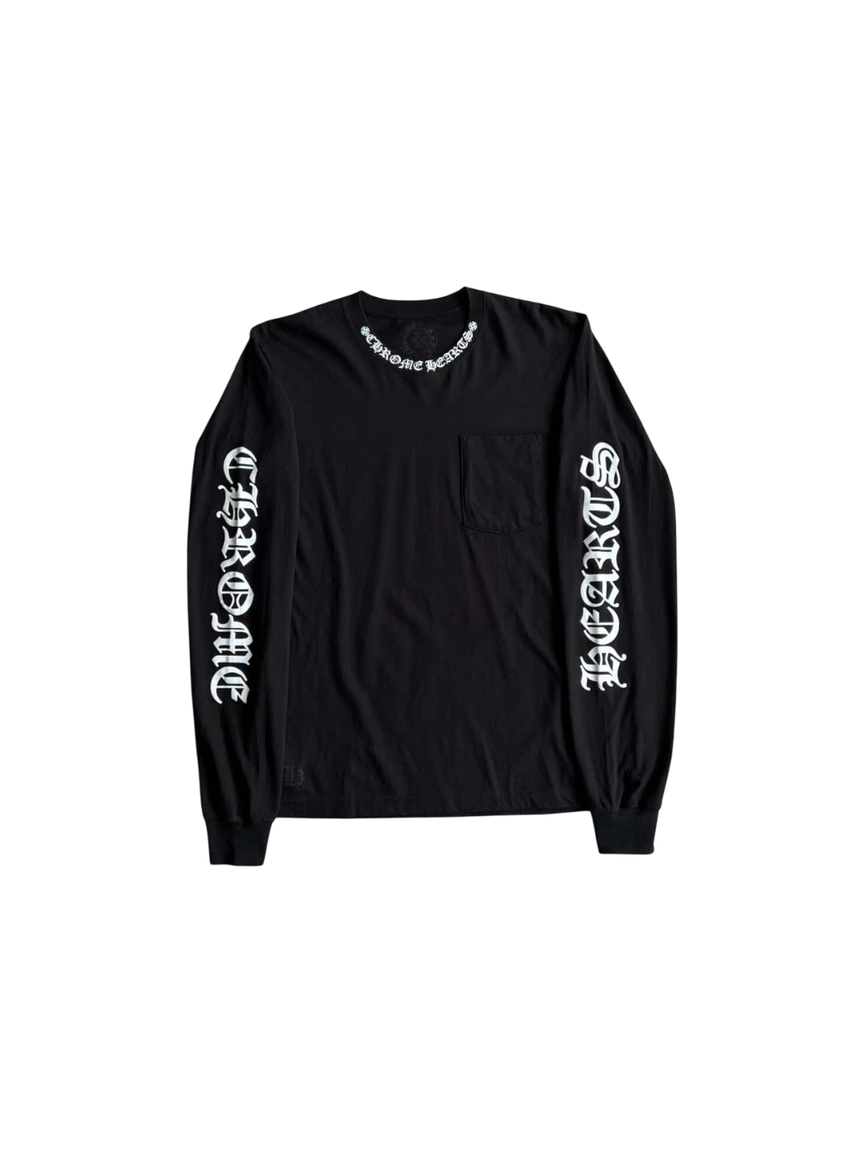 Chrome Hearts Neck And Sleeve Script Longsleeves
