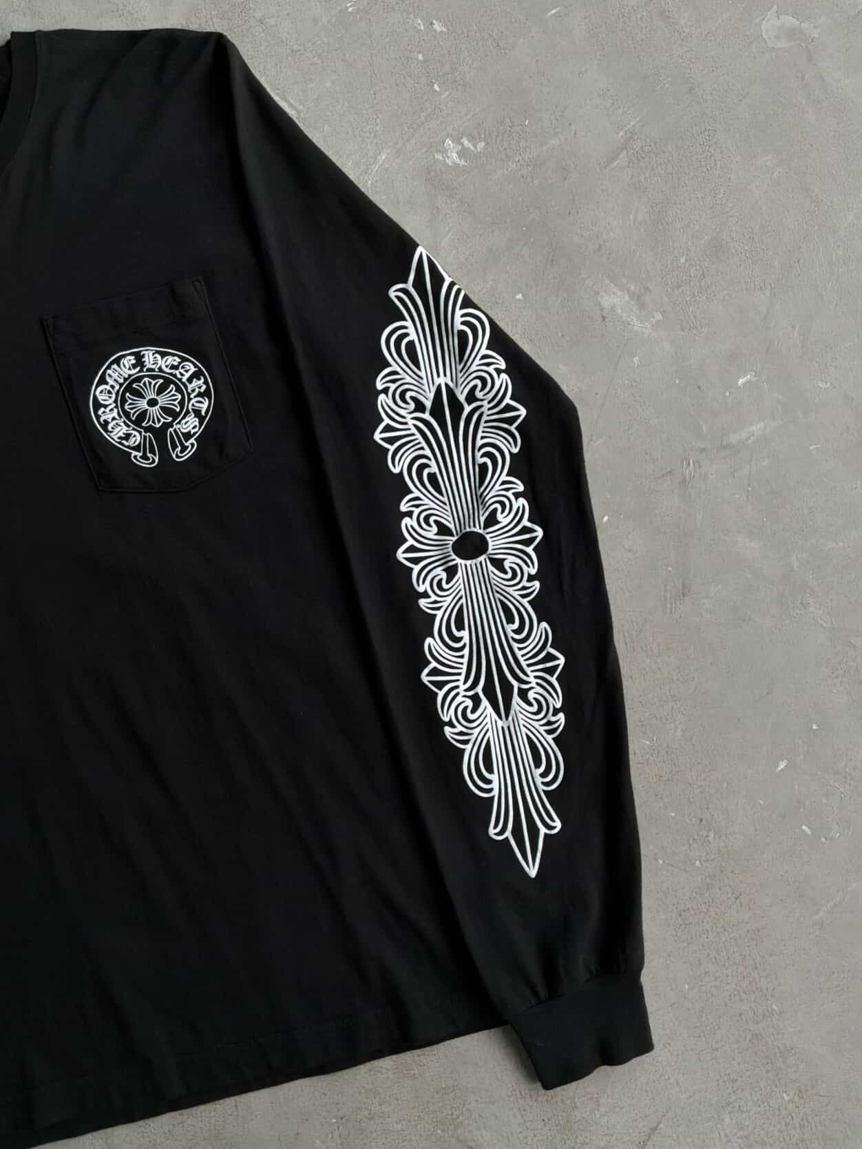 Chrome Hearts Taipei Floral Horseshoe Longsleeves