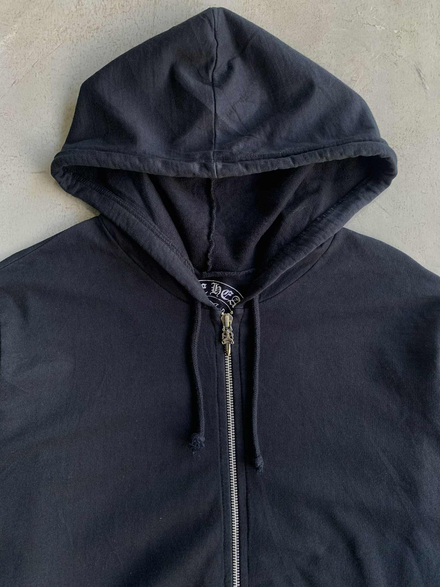 2000’s Chrome Hearts Floral Horseshoe Zip Hoodie