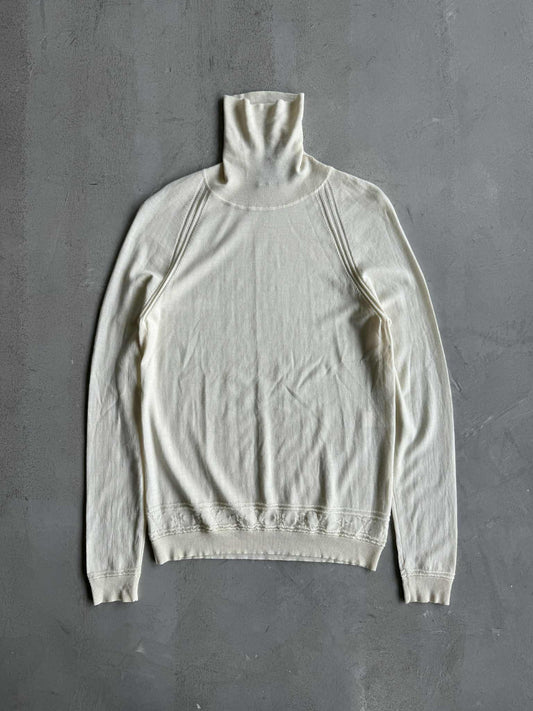 Louis Vuitton Cream Turtle Neck