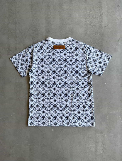 Louis Vuitton White Monogram Tee