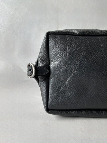 Chrome Hearts Grained Leather Clutch Bag