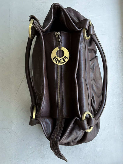 Fendi Leather Monogram Chef Bag