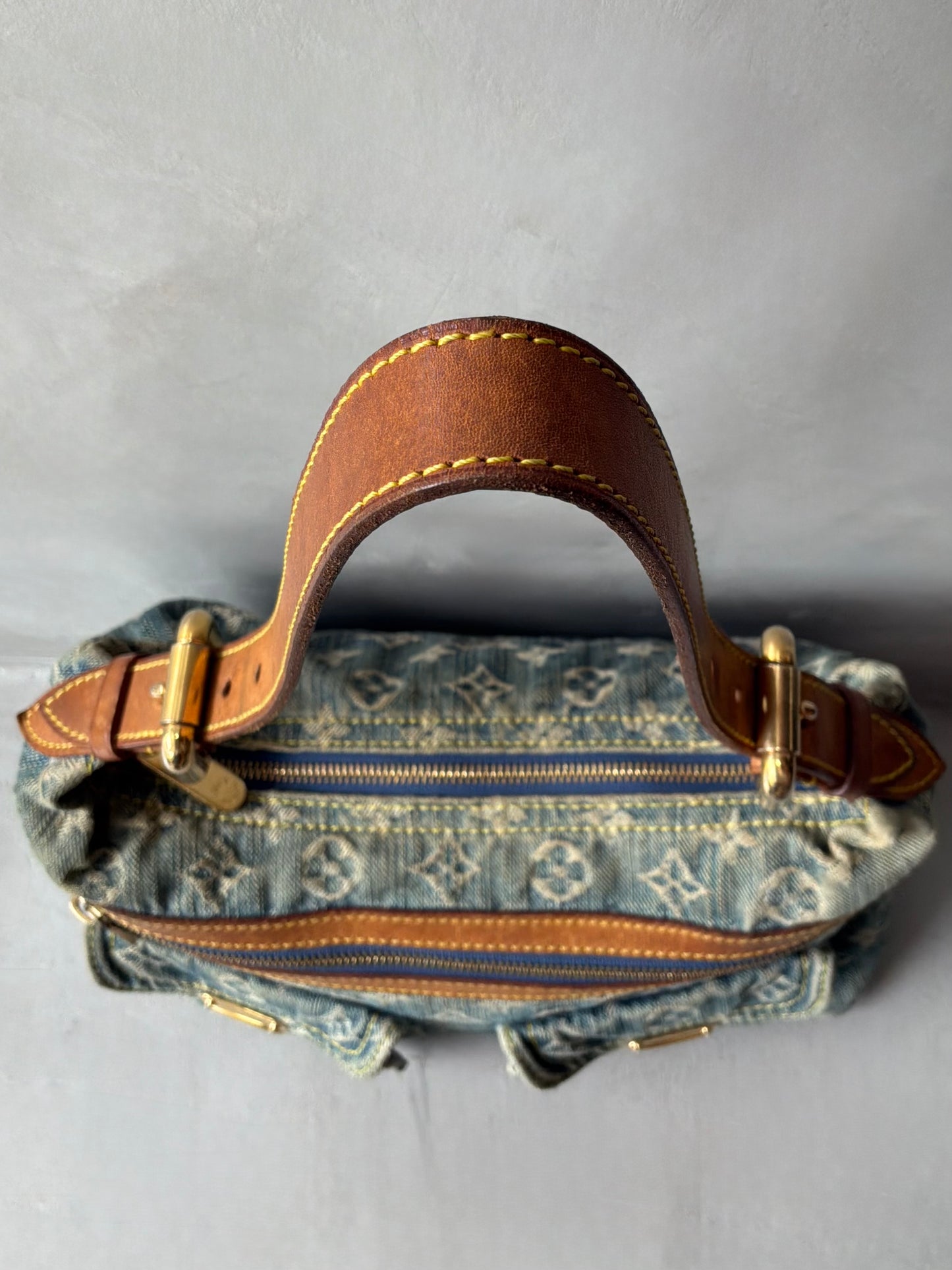 Louis Vuitton Denim Monogram PM Shoulder Bag