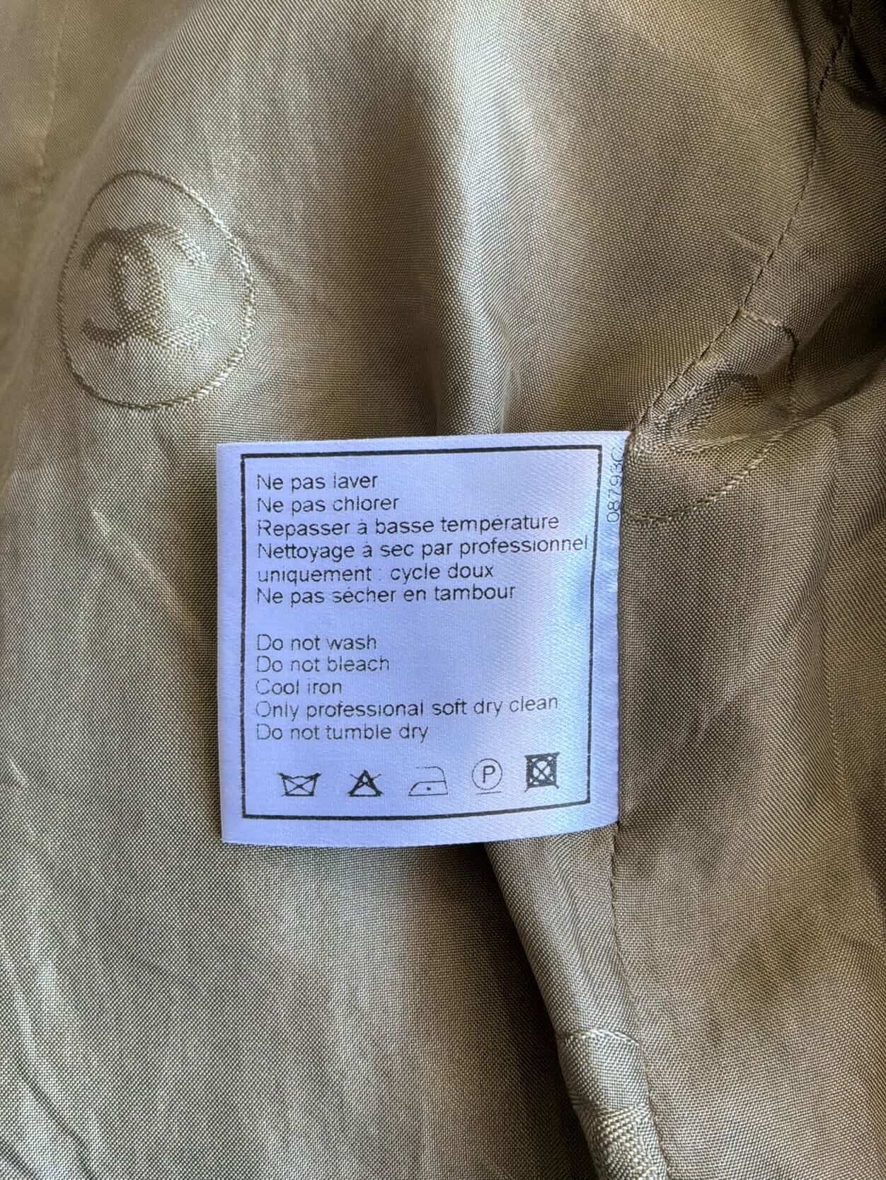 1999 Chanel Silk Nylon Metallic Blazer