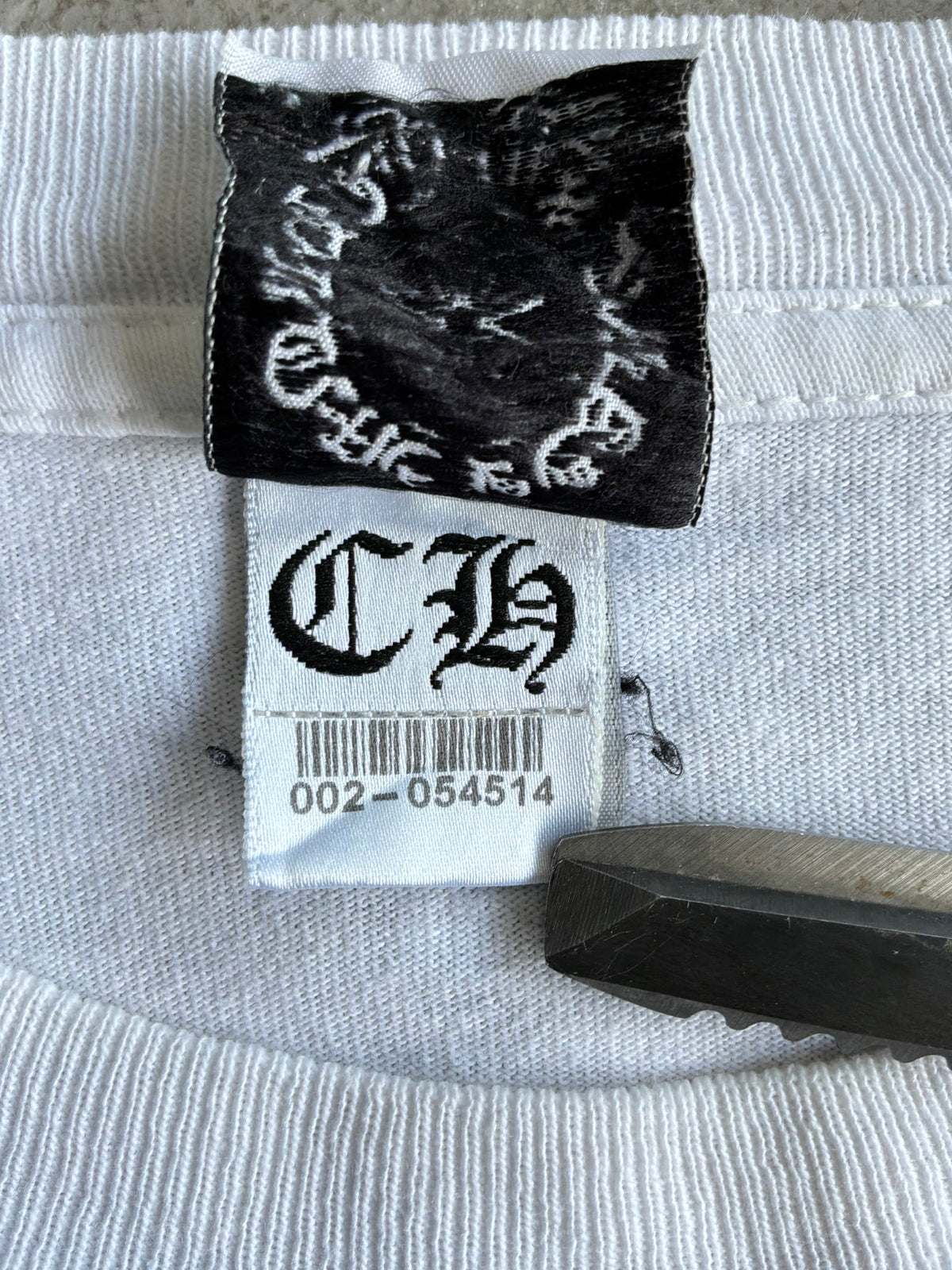 90s Chrome Hearts Flame Sleeves Spine Cross Longsleeves