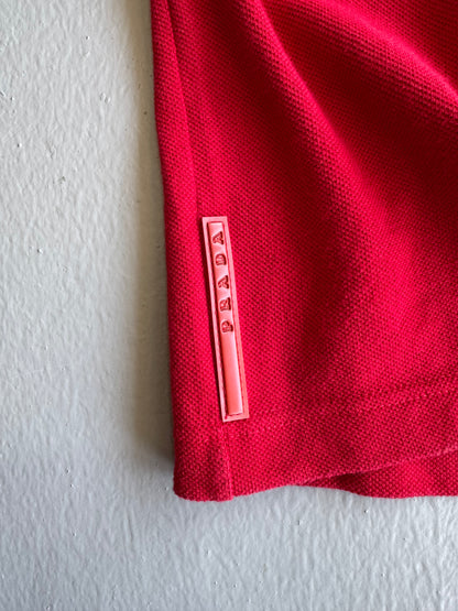 Vintage Prada Red Tab Polo Shirt