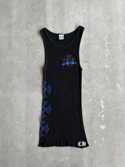 90s Chrome Hearts Blue Horseshoe Tanktop