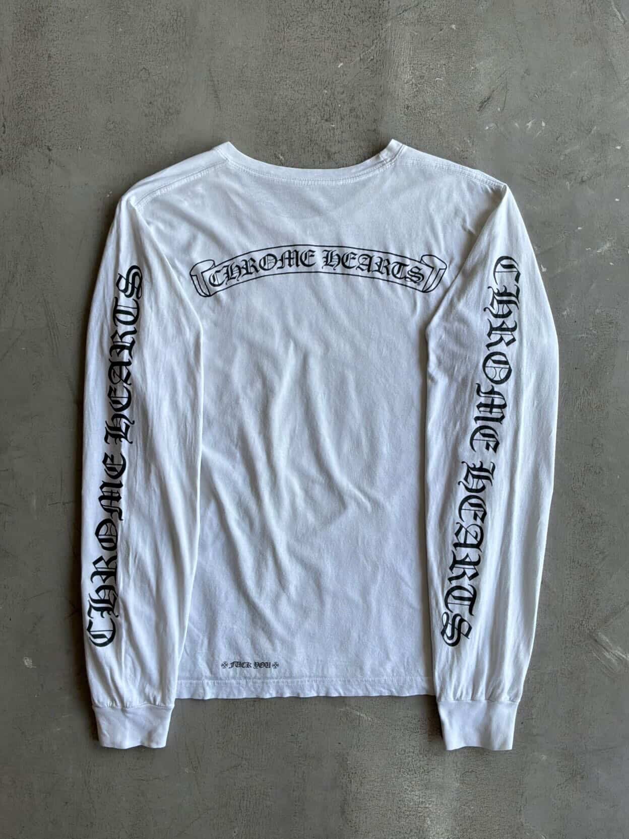 Chrome Hearts Scroll Logo Longsleeves