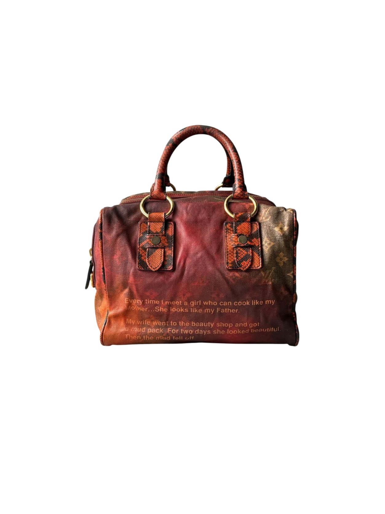 Louis Vuitton X Richard Prince Monogram Snakeskin Bag