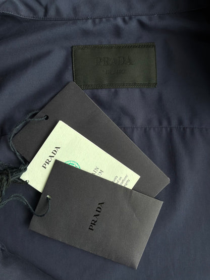 Prada Navy Button Up Shirt