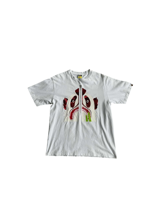 Bape Panda White/red Tee