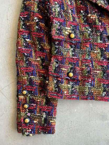 1993 Chanel Multicolor Tweed Blazer