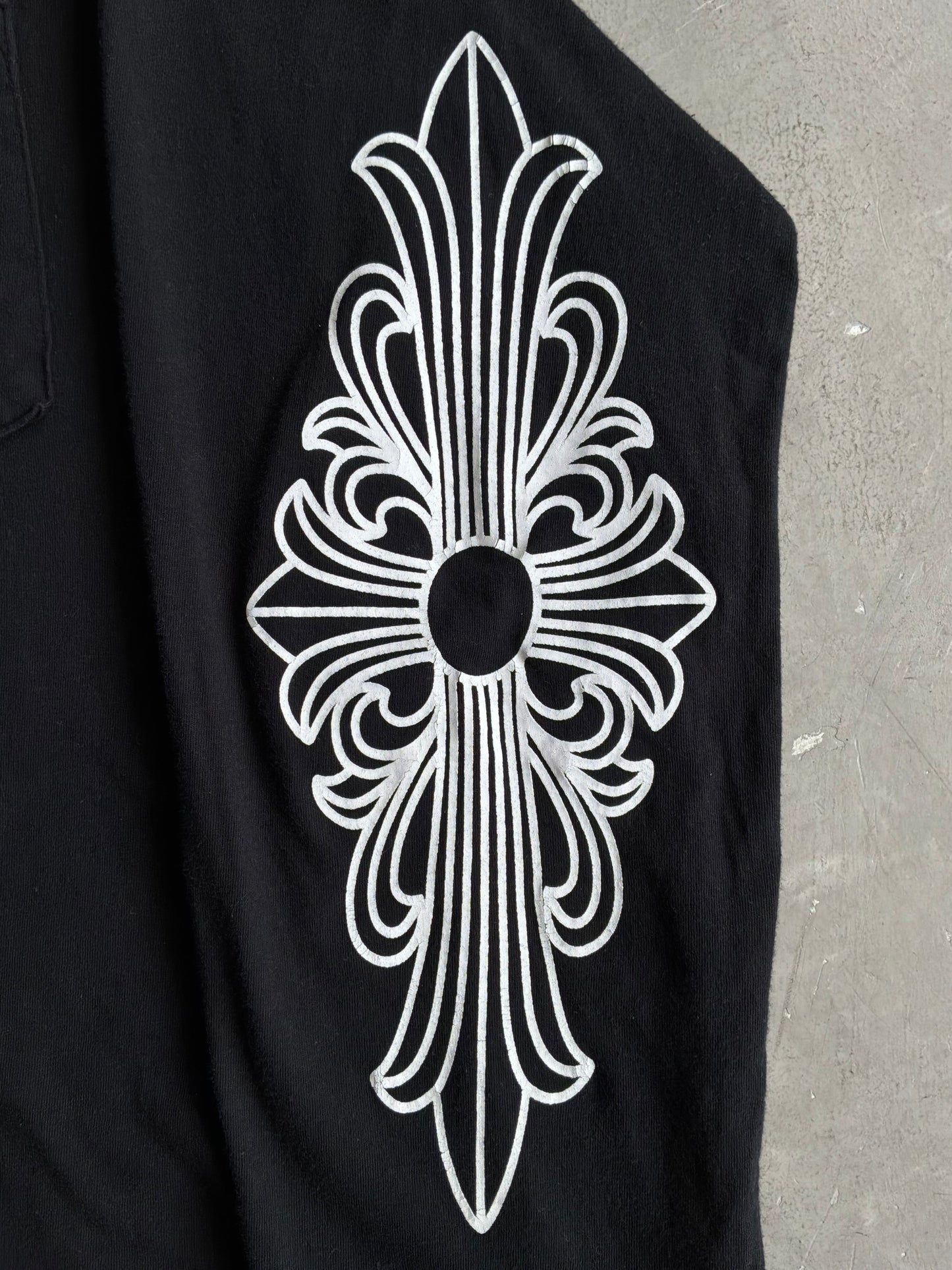 Chrome Hearts Neck Script Floral Longsleeves
