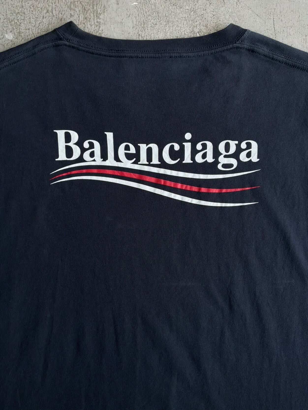 Balenciaga Political Campaign Navy