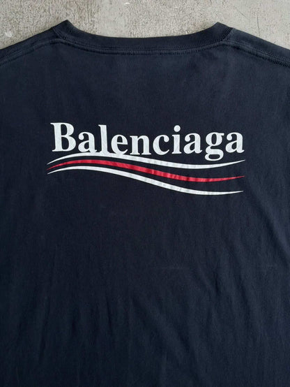 Balenciaga Political Campaign Navy