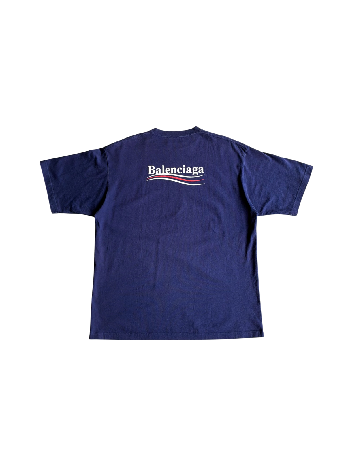 Balenciaga Political Campaign Purple Tee