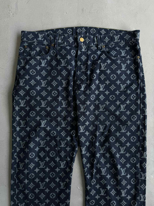 Louis Vuitton Kim Jones Era Monogram Denim Pants
