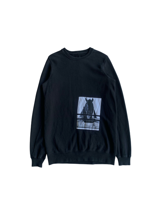 Rick Owens Sphinx Horse Head Crewneck