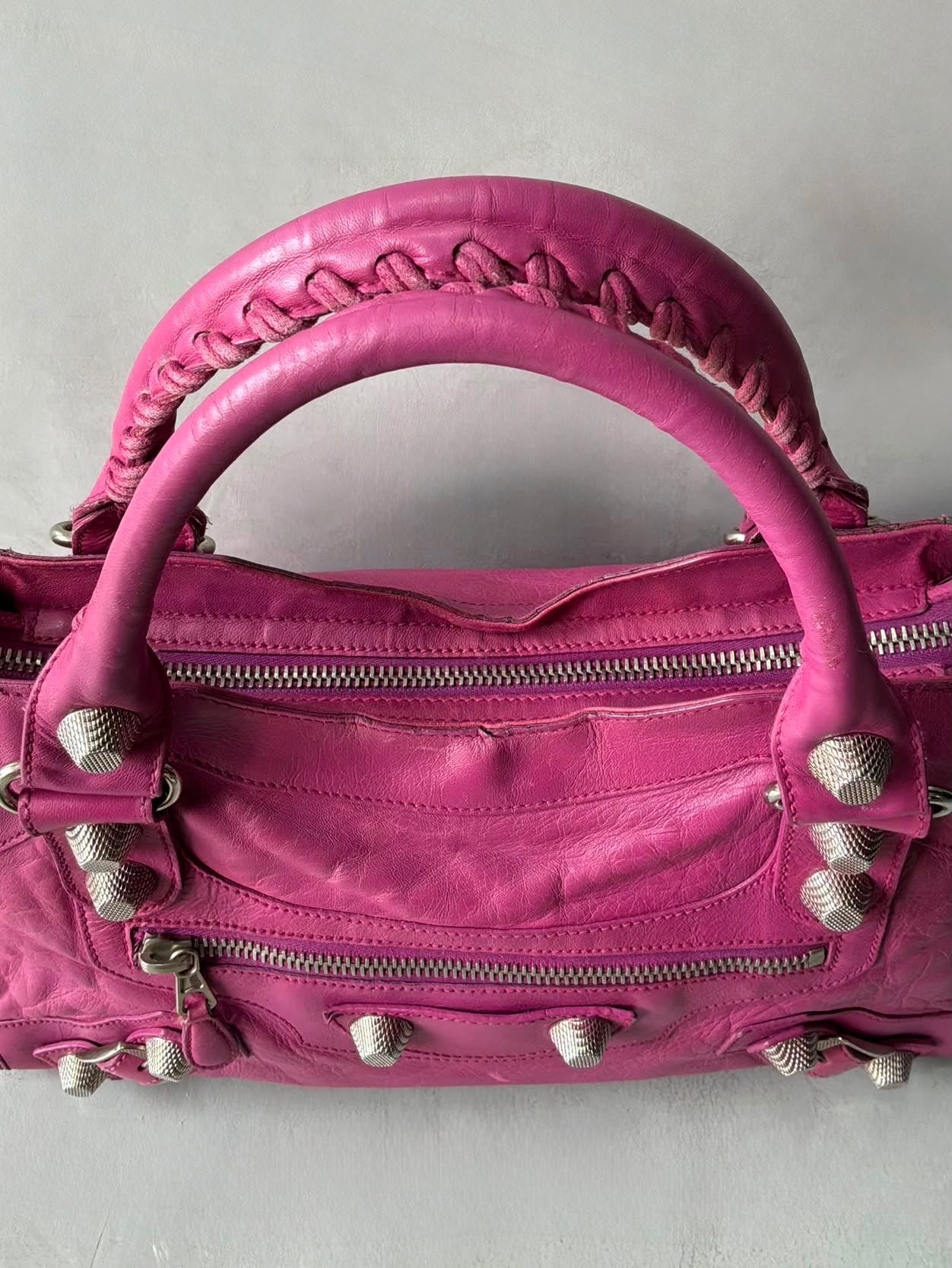 Balenciaga City Giant 21 Purple/Pink Lambskin Bag