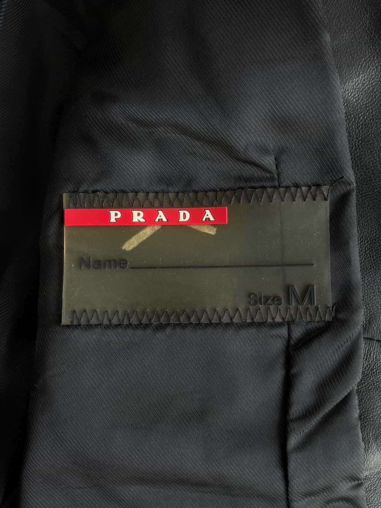 Prada Women’s Fur Trim Leather Jacket