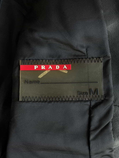 Prada Women’s Fur Trim Leather Jacket