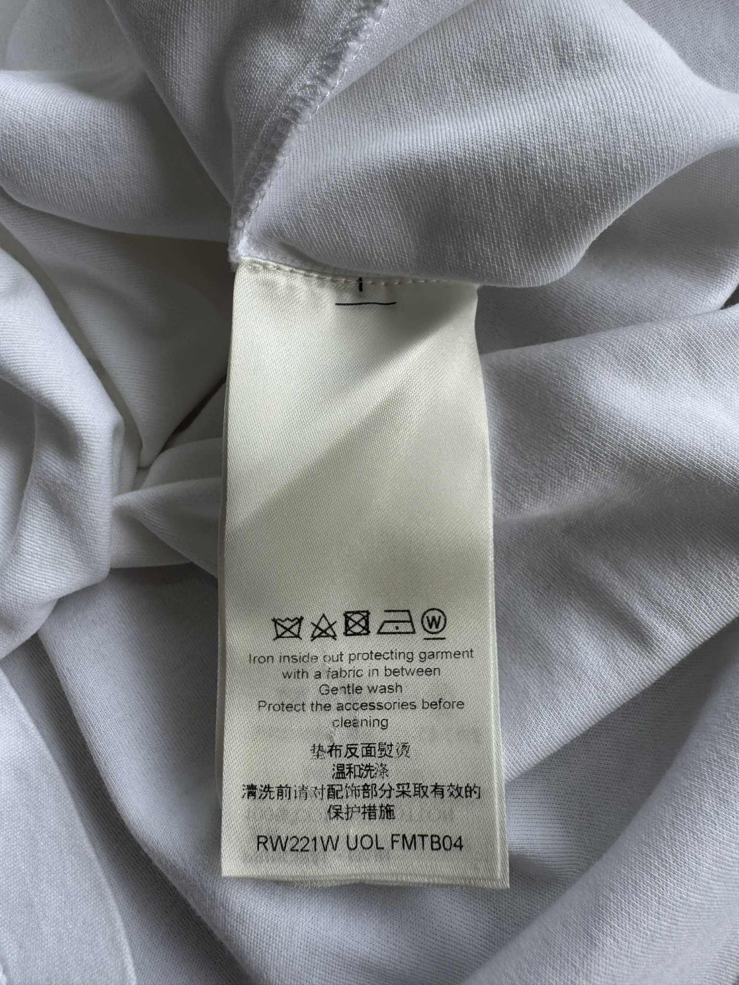 Louis Vuitton white Logo Embroidered shirt
