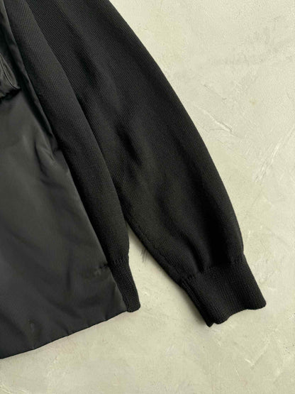Prada triangle Logo Black Jacket