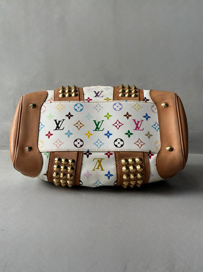 Louis Vuitton x Murakami Courtney White Multicolor Bag