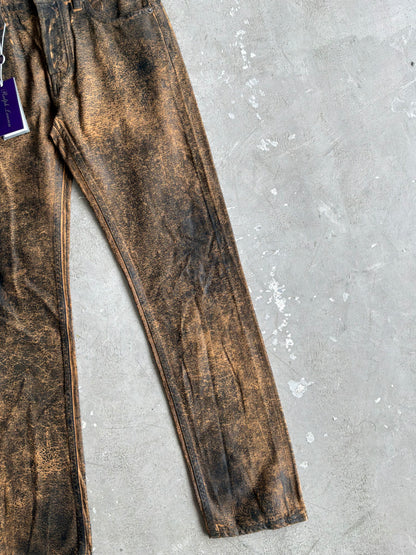 Ralph Lauren Purple Label Wax Coated Jeans