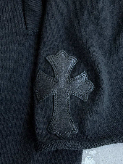 Chrome Hearts Women’s Cross Patch Wool Dress Cardigan