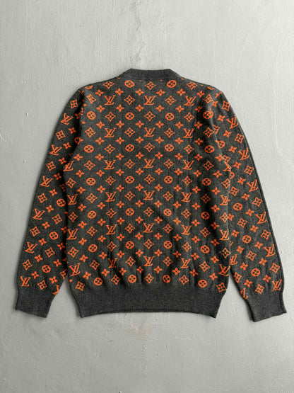 Louis Vuitton Monogram Cashmere Crewneck