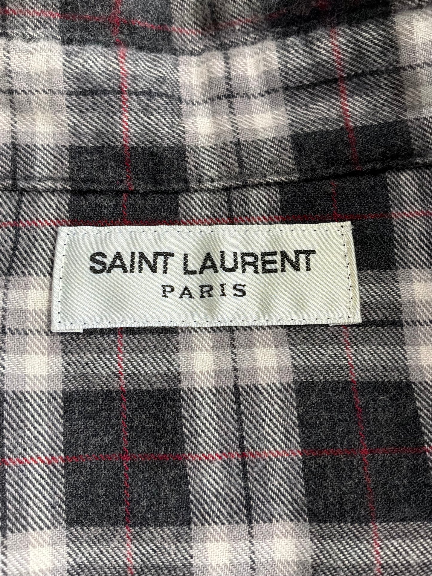 Saint Laurent Paris Flannel