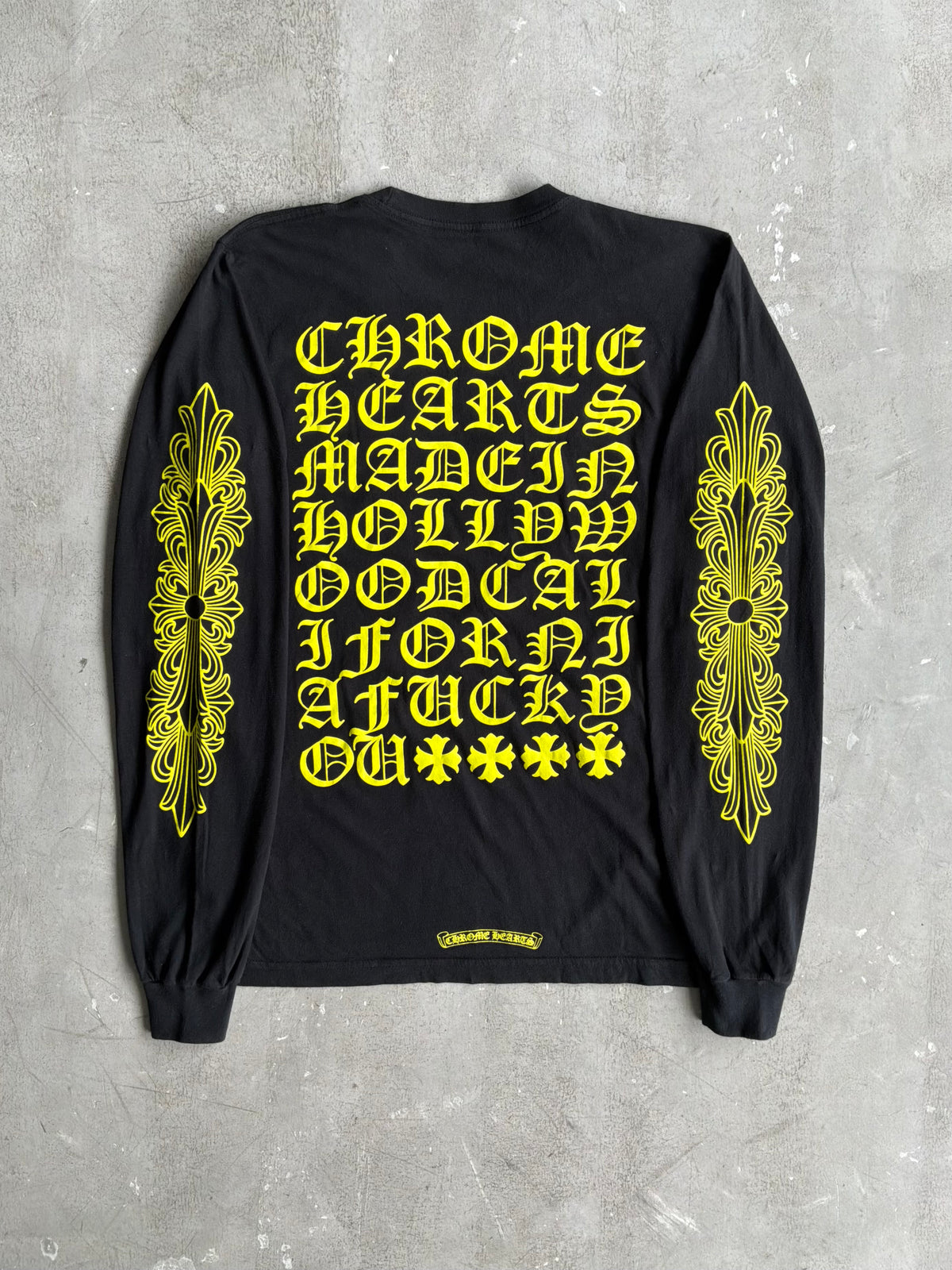 Chrome Hearts Eyechart Floral Longsleeves