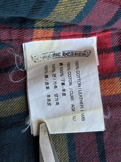 Chrome Hearts Cross Patch Plaid Flannel