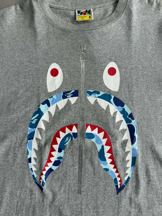 Bape Shark Camou gray tee