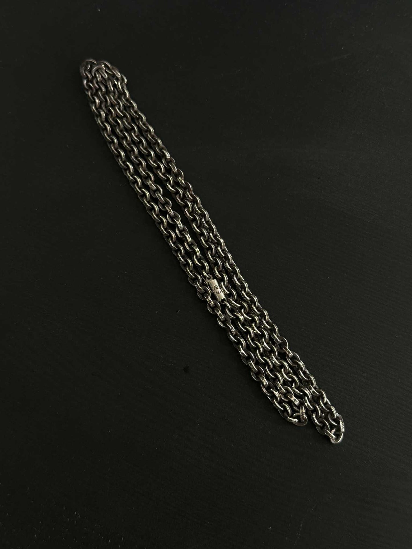 Chrome Hearts 30” Paper Chain Necklace