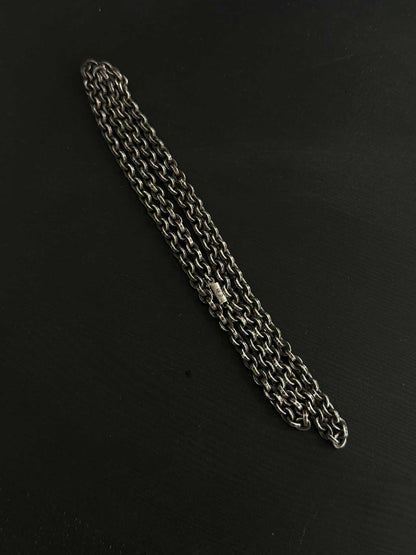 Chrome Hearts 30” Paper Chain Necklace