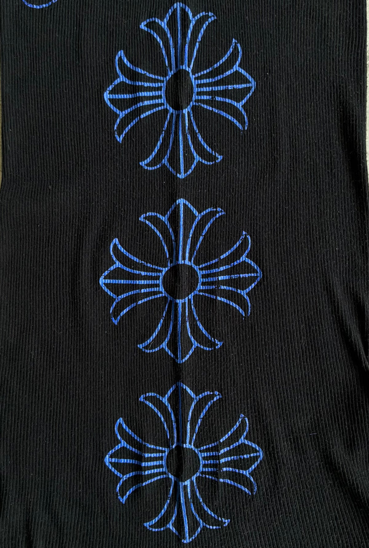 90s Chrome Hearts Blue Horseshoe Tanktop