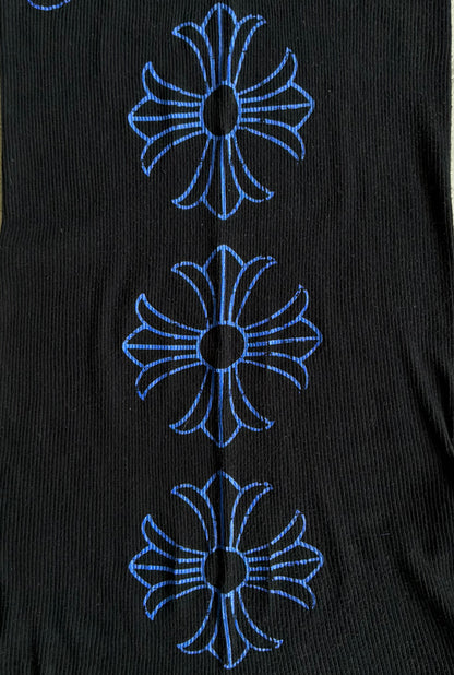 90s Chrome Hearts Blue Horseshoe Tanktop