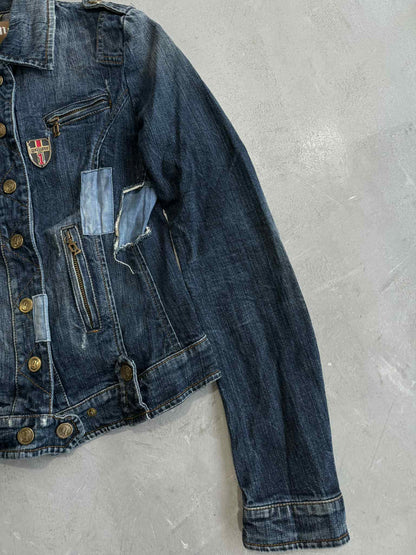 Vintage Galliano Patchwork Denim Jacket