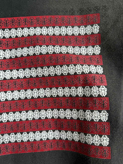 Chrome Hearts American Flag Faded Pullover Hoodie