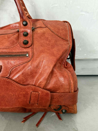 Balenciaga City Orange Classic Bag