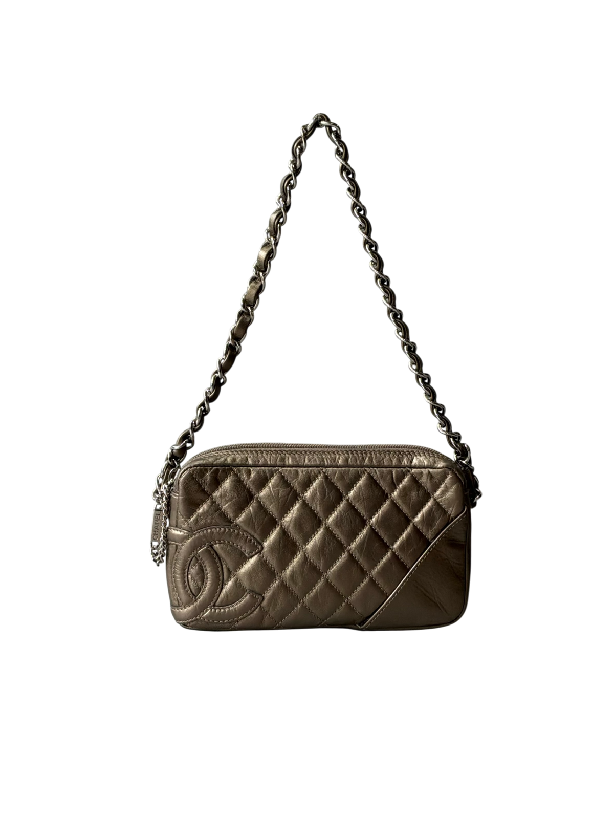 Chanel Cambon Ligne Pochette Chain Strap Bag